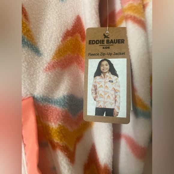 Eddie Bauer fleece zip up jacket - Picture 3 of 7